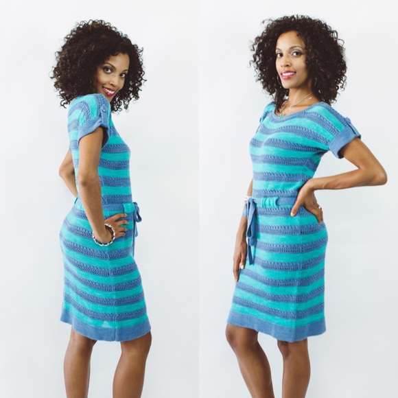 NANETTE LEPORE Knit Stripe Dress - Picture 3 of 4